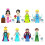 (Style C 8pcs) 24PCS Beauty and the Beast Minifigures Toys Fit Lego 4