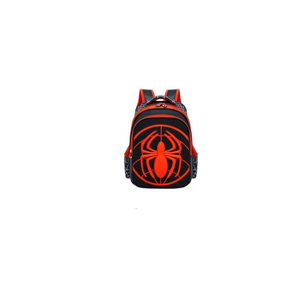 (  BlackRedBlackSpider) Spiderman Lightweight Backpack Kids Boys Rucksack School Bag Book Bags Rucksack