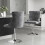 Living And Home (Grey) Breakfast Bar Stool Button High Back Dining Chair 1