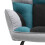 Living And Home Tufted Upholstered Rocking Chair 7