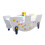 Living And Home Multi in One Seesaw Slide Desk for Kids 2