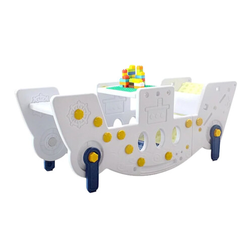 Living And Home Multi in One Seesaw Slide Desk for Kids 1