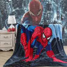 (Spiderman, 120*150m) Swing Soft Spider Flannel Fleece Throw Blanket Children Decor Gift