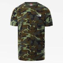 (S) The North Face Simple Dome Men's T-Shirt Camo