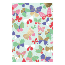 Embossed Golden Butterflies Any Occasion Card Foiled Portobello Greeting Cards