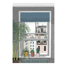 Botanical City View Any Occasion Card Artistic Portobello Greeting Cards