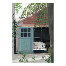 Embossed Classic Vintage Car Any Occasion Card Artistic Portobello Greeting Cards