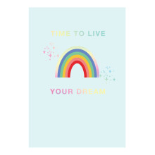 Time To Live Your Dream Any Occasion Card Foiled Portobello Greeting Cards