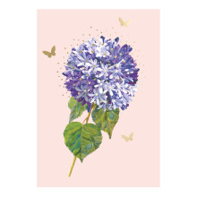Embossed Floral Allium Any Occasion Card Foiled Portobello Greeting Cards