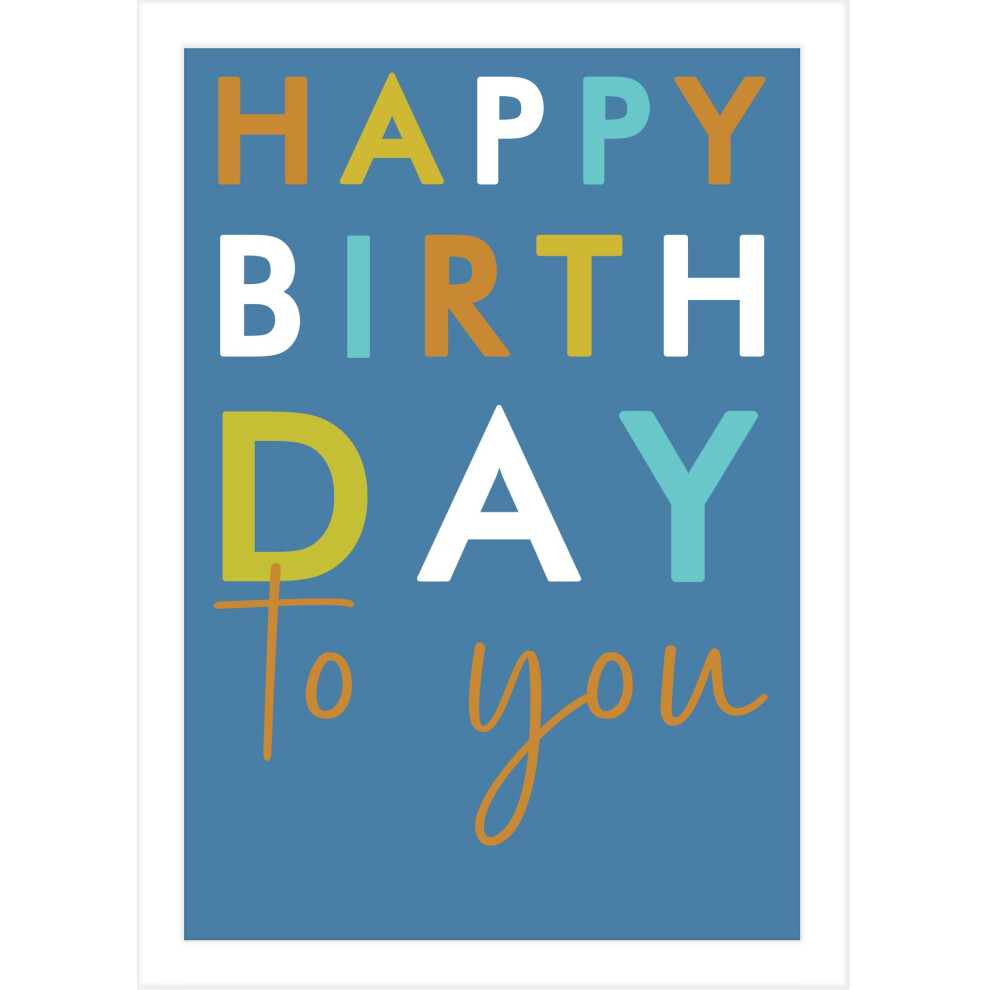 Second Nature Happy Birthday Have A Great Day Birthday Card Foiled Portobello Greeting Cards