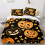 (Pattern 03, King) 3D Pumpkin Bedding Single Double Duvet Cover Halloween 1