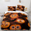 (Pattern 18, King) 3D Pumpkin Bedding Single Double Duvet Cover Halloween 1