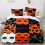 (Pattern 20, King) 3D Pumpkin Bedding Single Double Duvet Cover Halloween 1