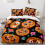 (Pattern 17, King) 3D Pumpkin Bedding Single Double Duvet Cover Halloween 1