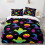(Pattern 09, King) 3D Pumpkin Bedding Single Double Duvet Cover Halloween 1