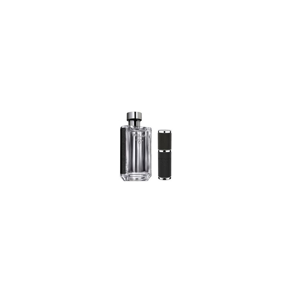 Prada L'Homme 2 Pcs Set: 3.4 Eau De Toilette Spray + 8 Ml Eau De Toilette Travel Spray (Travel Set)