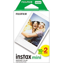 Fujifilm instax mini instant film White Border, 20 shot Pack, suitable for all instax mini cameras and printers
