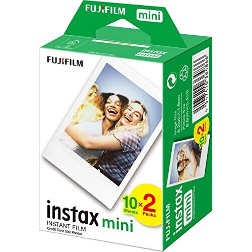 Fujifilm Fujifilm instax mini instant film White Border, 20 shot Pack, suitable for all instax mini cameras and printers 1