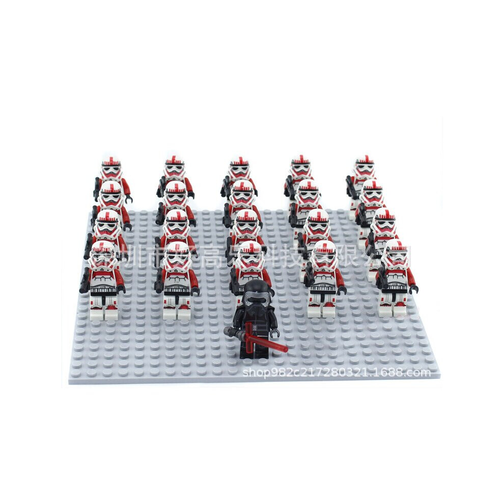 (2) 21Pcs Fit Lego Star Wars Empire Storm Trooper Minifigures Kids Toys