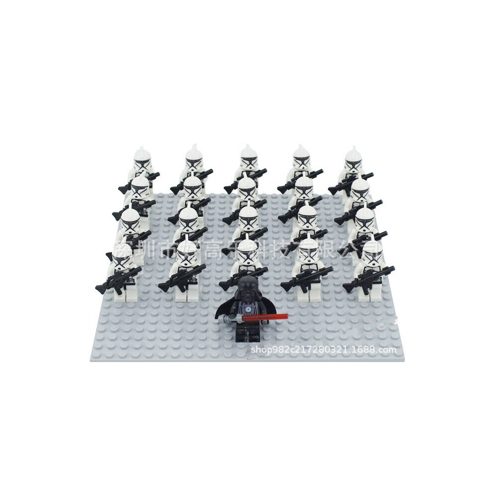 (4) 21Pcs Fit Lego Star Wars Empire Storm Trooper Minifigures Kids Toys