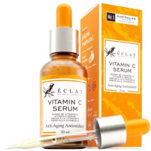 Organic 20% Vitamin C Serum for Face WITH HYALURONIC ACID +RETINOL +FERULIC ACID +JOJOBA OIL +VIT E - Anti Aging Brightening Face Serum for Pure Skin
