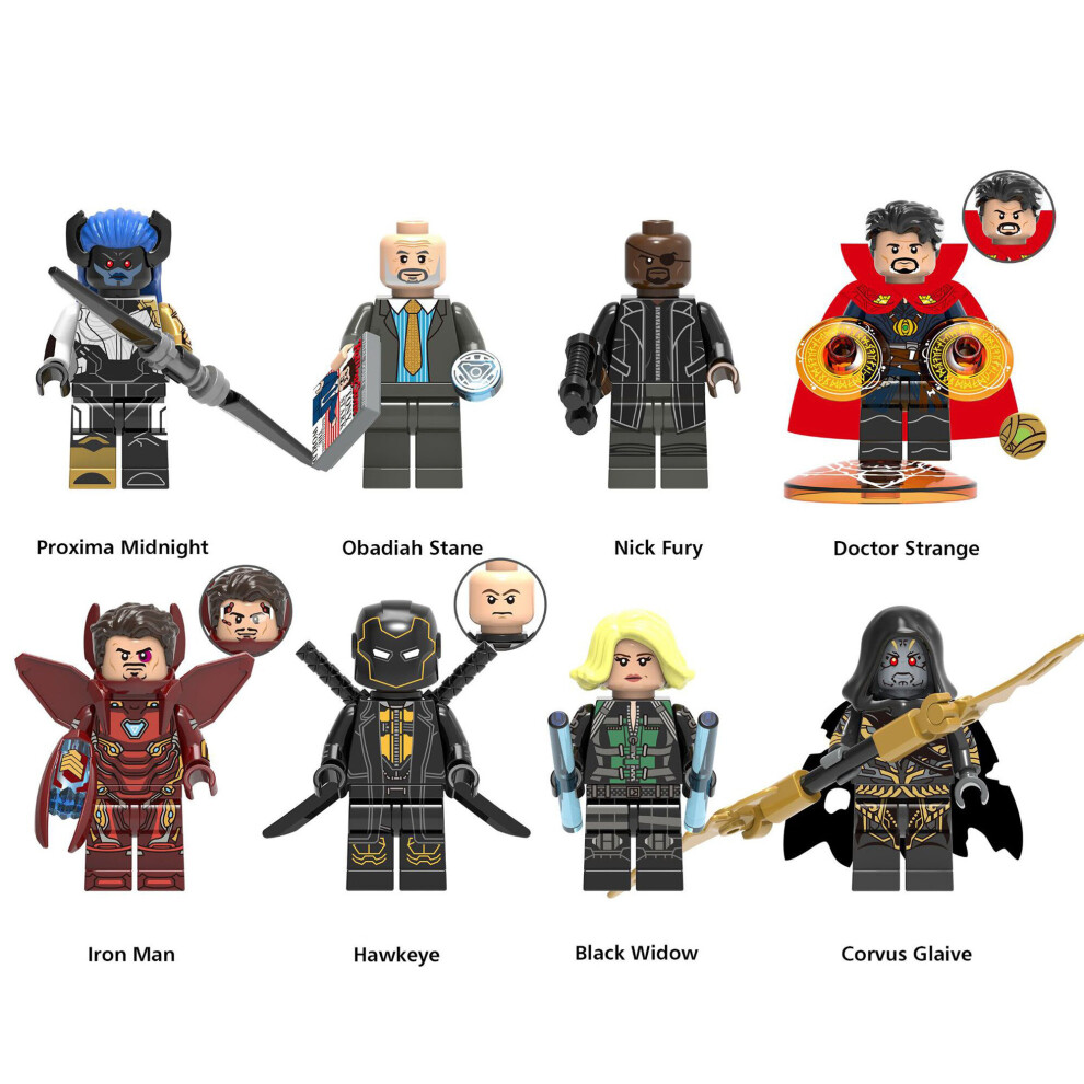 8PCS-C) 128PCS Marvel Avengers Super Heroes Mini Figures DC Set