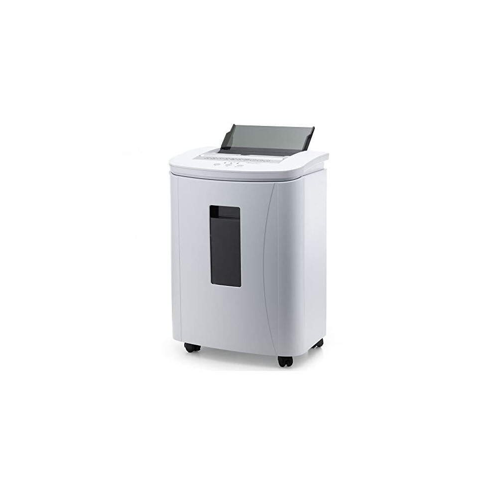 Auto Feed Paper Shredder: 150-Sheet Micro Cut Security Level P-4 Shreds Document & Credit Card Quiet Commercial Heavy Duty Shredder Continuous Running