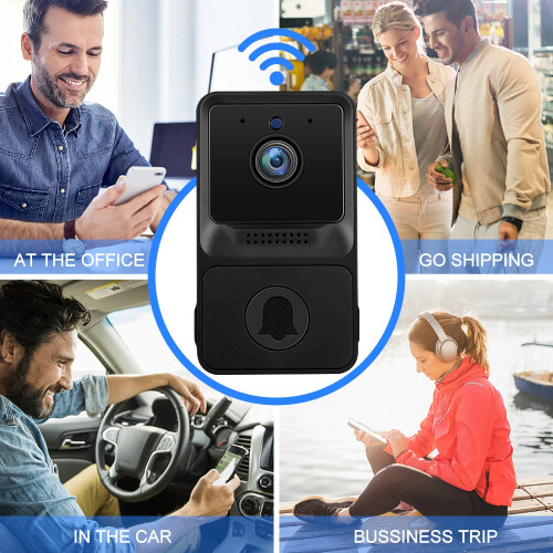 Smart Wireless WiFi Ring Doorbell Security Intercom Video Camera Door Bell 1