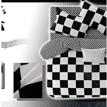 (Style 01, King) Classic Plaid Bedding Sets Lattice Duvet Covers