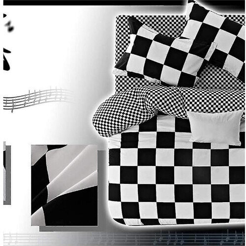 (Style 01, King) Classic Plaid Bedding Sets Lattice Duvet Covers