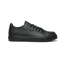 (UK 2 / EU 34) Kickers Kid's Tovni Lacer Leather JU 114729 Shoes Black