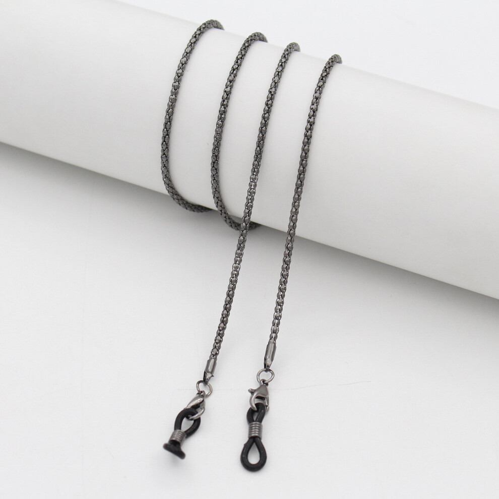 Black 1Pc Adjustable Glasses Chain Metal Mask Lanyard Glasses Accessories Boho Eyewear Retainer Strap Holder