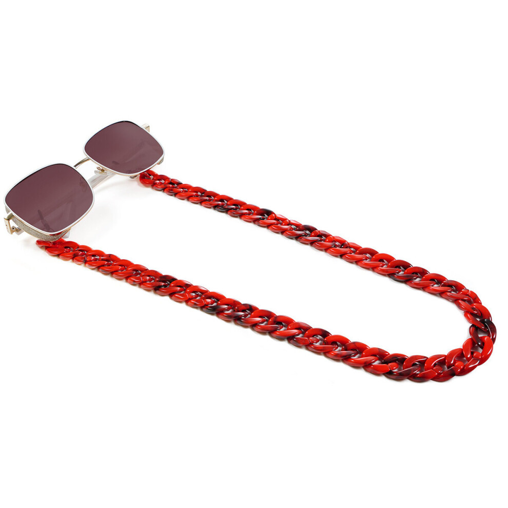 Glasses Rope Chain Anti drop Acrylic Tortoiseshell Amber Glasses Chain Solid Mask Chain