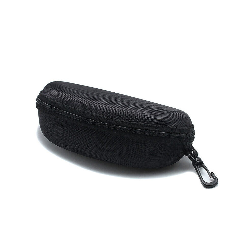 Multifunctional Zipper Eye Glasses Sunglasses Hard Case Storage Box Eyewear Portable Protector With Hook