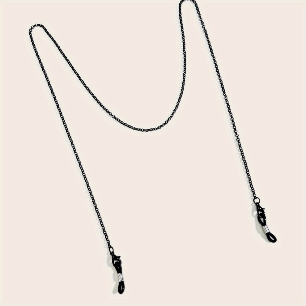 Solid Metal Glasses Chain Anti Slip Sunglasses Reading Glasses Lanyard Strap Stylish Face Covering Eyewear Retainer