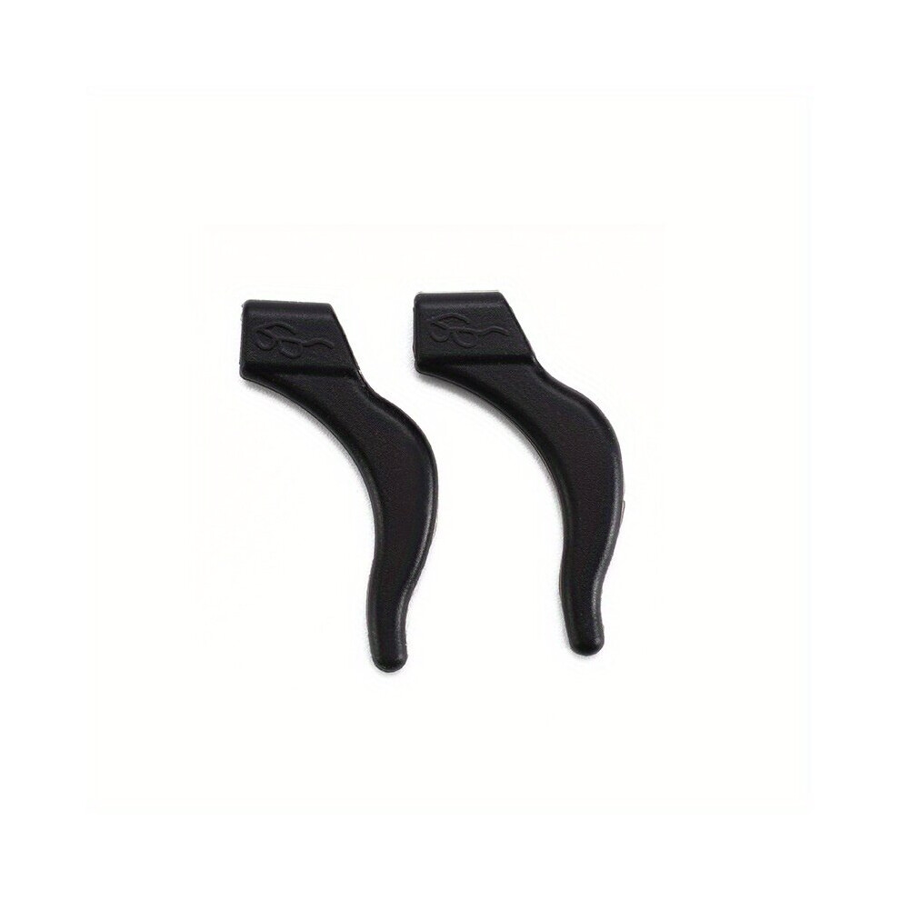 Black 10Pairs Glasses Ear Grip Kids Adults Sports Eyeglasses Ear Hook Silicone Anti Slip Eyewear Temple Tips Sleeve Retainer Holder