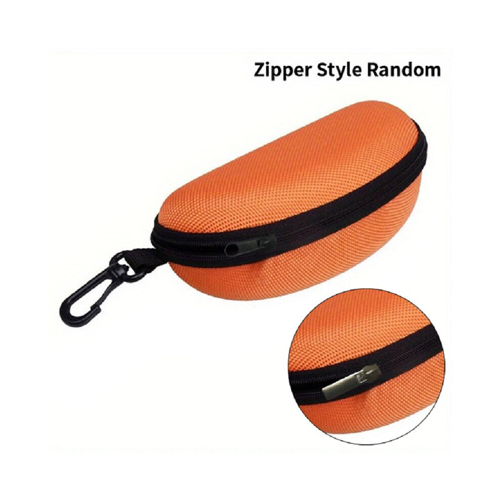 Travel Portable Zipper Eye Glasses Sunglasses Protective Hard Portable Case Box