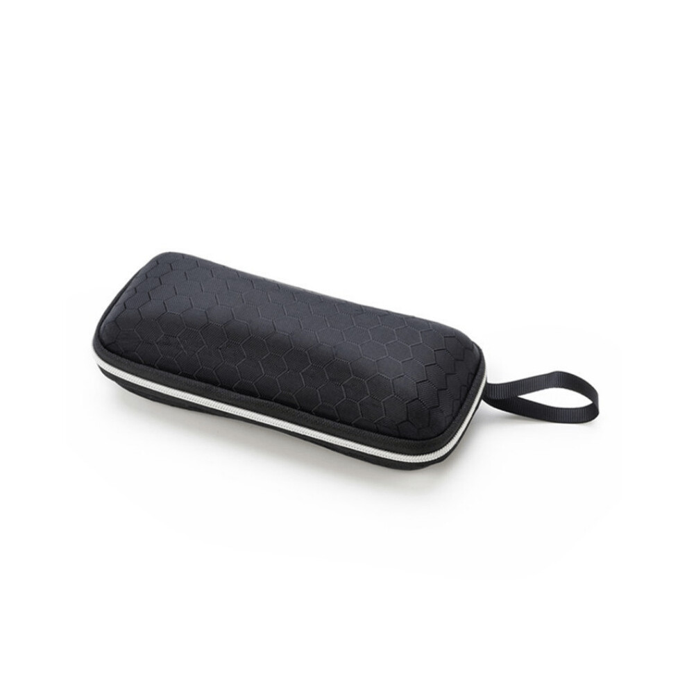 Black Zipper Eyeglasses Case Honeycomb Glasses Sunglasses Case Box Protector For Women