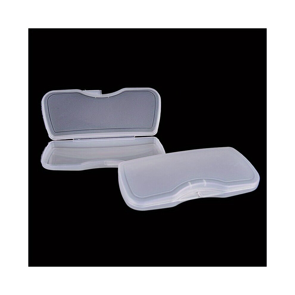 Solid Glasses Case Spectacles Box Protective Plastic Translucent Eyeglasses Case Portable Travel Eyewear Holder Accessory