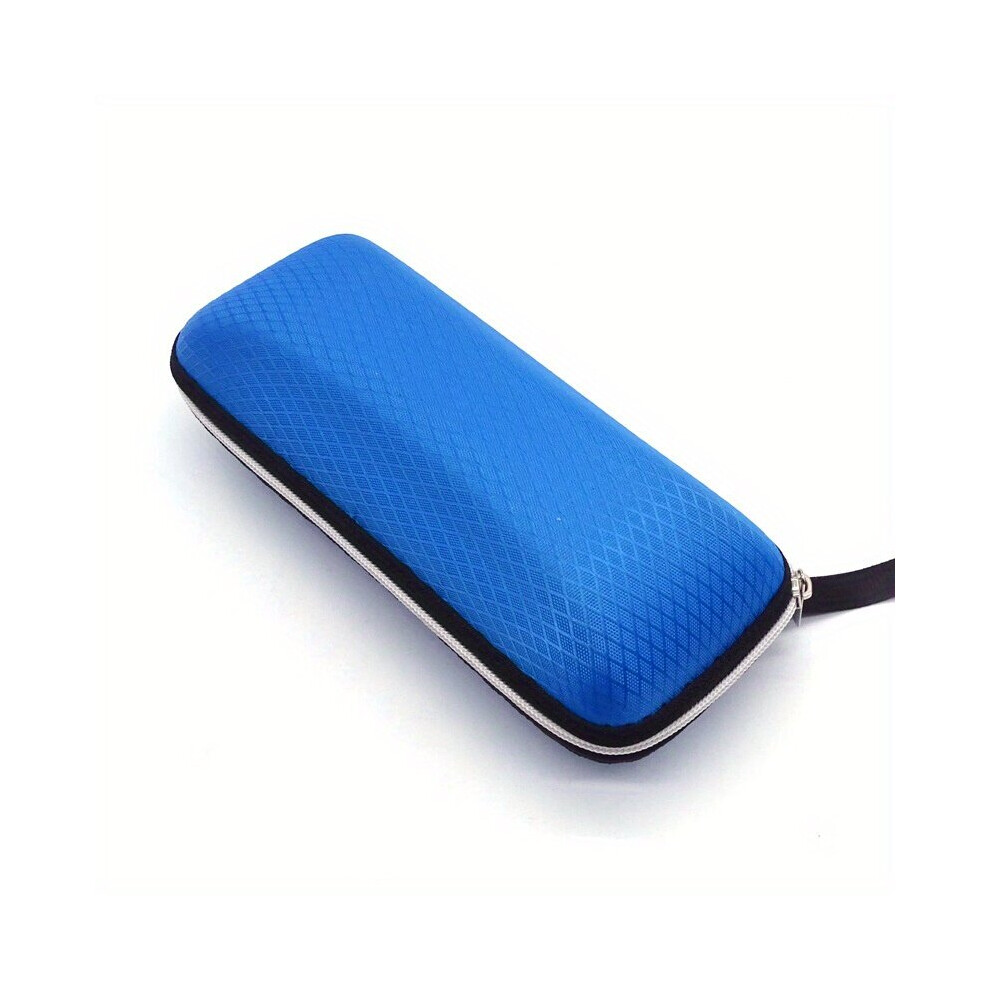 1pc Zipper Eyeglasses Case Honeycomb Glasses Sunglasses Case Box Container For Women Men