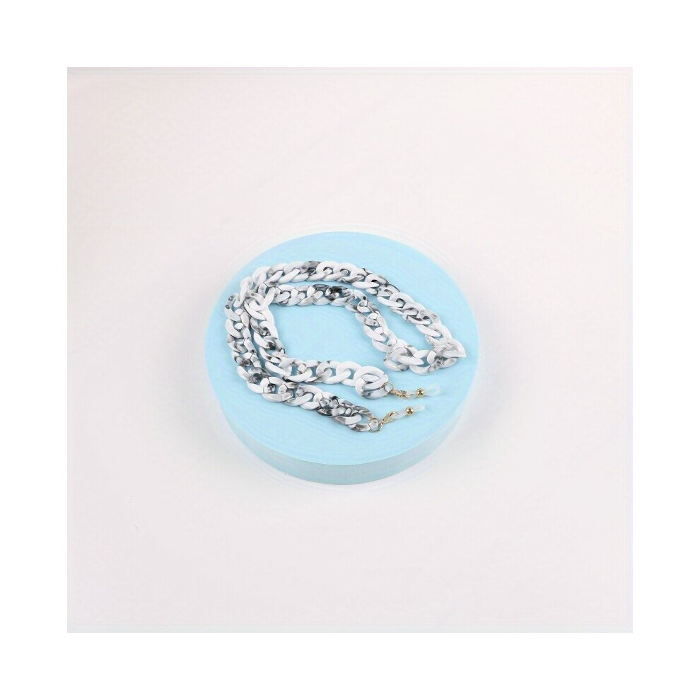 1pc Acrylic Glasses Chain Anti Slip Sunglasses Reading Glasses Lanyard Strap Stylish Face Covering Eyewear Retainer
