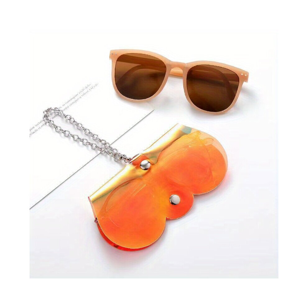 Holographic Glasses Bag Hanging Sunglasses Reading Glasses Pouch Cover Portable Eyewear Accessory