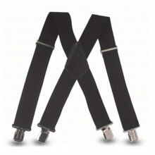 Plus Size Wide Mens Suspenders High Elastic Adjustable 4 Strong Clips Suspender Heavy Duty X Back Trousers Braces