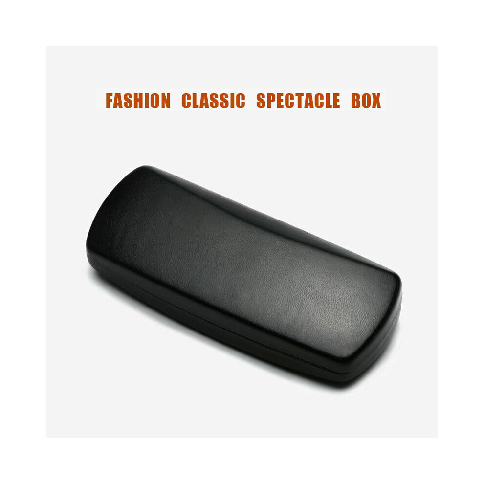 Hard Glasses Case Multifunctional Zipper Sunglasses Storage Box PU Leather Eyewear Protector