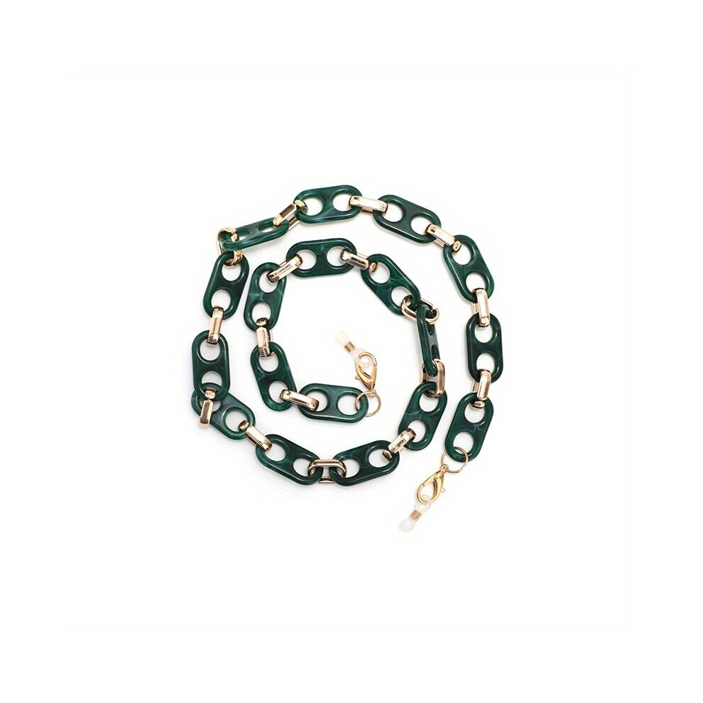 Acrylic Glasses Chain Retro Anti Slip Sunglasses Reading Glasses Lanyard Strap Stylish Face Covering Eyewear Retainer