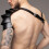 Mens Novel Suspenders Bar DS Performance Versatile Performance Leather Body Chest Strap Binding 4