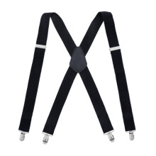 Mens X Shaped Suspenders With 4 clip Cross Straps Suspender