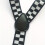 Plaid Men Suspenders 2 Wide Adjustable Elastic Strap Y Back Braces 7