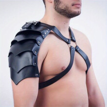 Sexy Mens Leather Belt Bondage Harness LGBT Bundle Leather Chest Belt Alternative Wear Belt Shoulder Strap Male