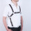 Mens Gothic PU Leather Bondage Harness O Shaped Ring Adjustable Harness Straps 5